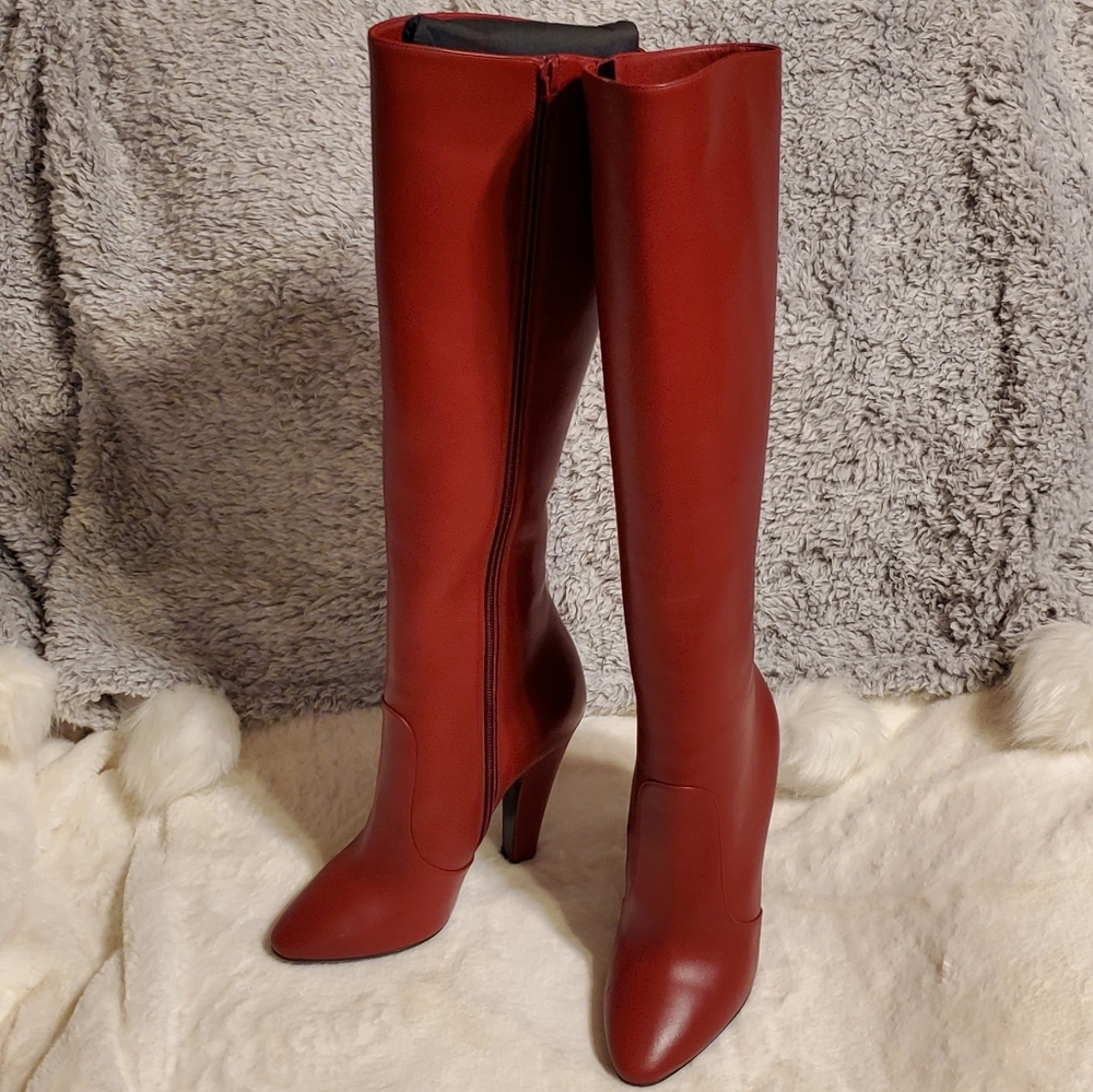 Saint Laurent Boots Oyum red